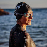 Zone3 Neoprene Headband | Worn over a swim cap