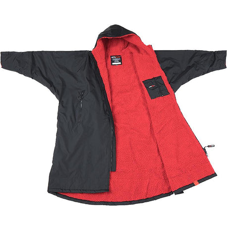 dryrobe Advance Long Sleeve | Black/Red