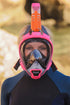 Ocean Reef ARIA QR Plus Full Face Snorkelling Mask Lifestyle Being Worn 