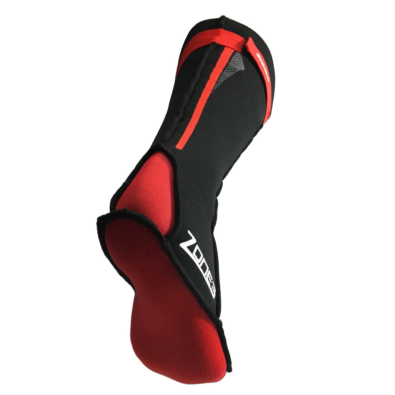 Zone3 Neoprene Swim Sock | Red Heel