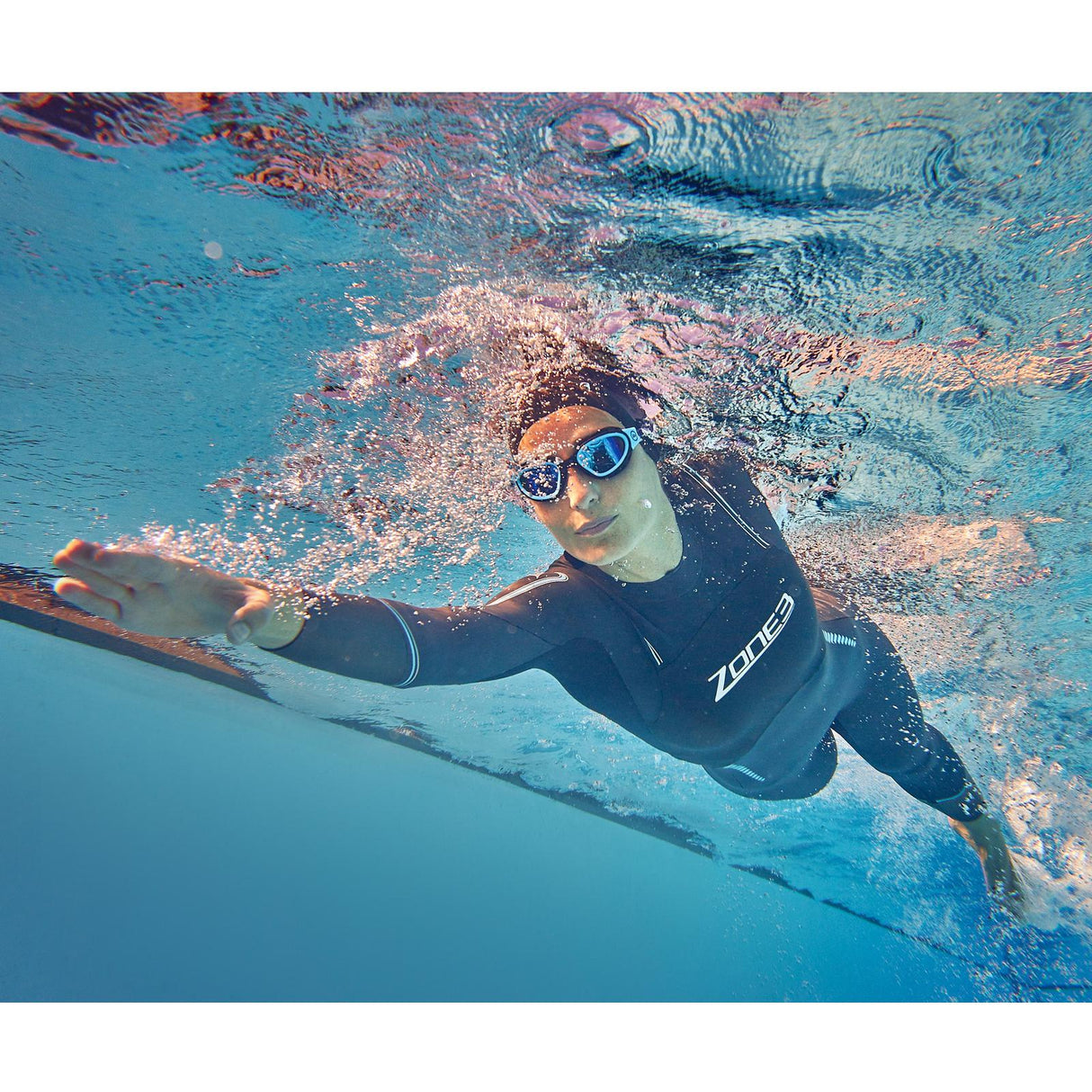 Zone3 Vapor Polarised Goggles | Blue Swimming