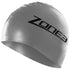Zone3 Silicone Swim Cap | Silver/Black