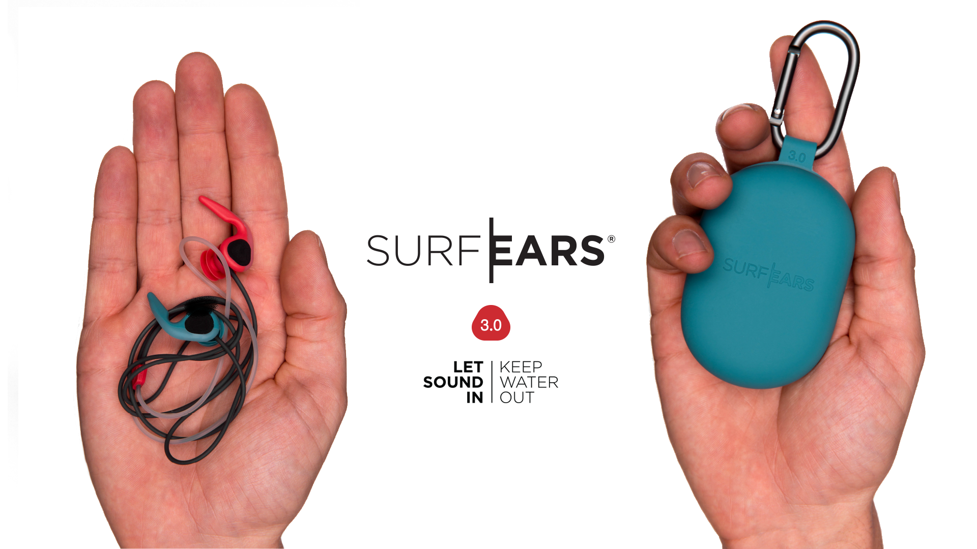 SurfEars 3.0 Ear Plugs Let Sound In and Keep Water Out