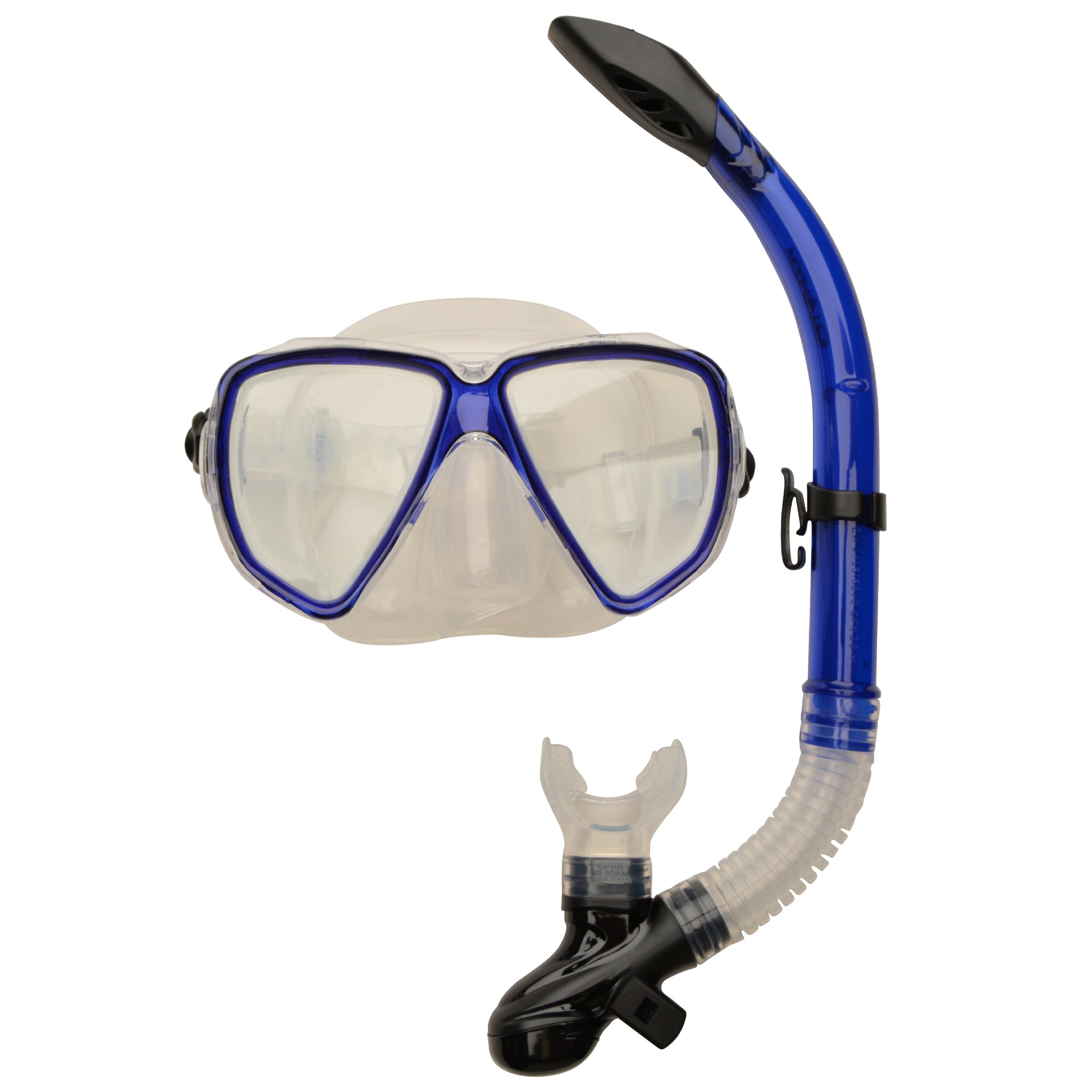 Typhoon Pro Mask & Eon Semi Dry Snorkelling Set | Blue