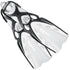 Mares X-Stream Scuba Diving Fins with Bungee Strap | White