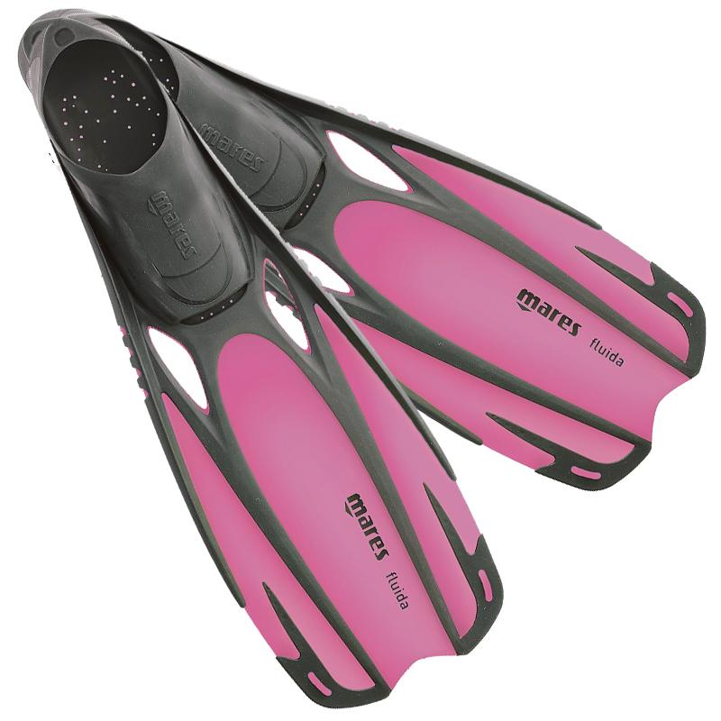 Mares Fluida Snorkelling Fins for kids, pink