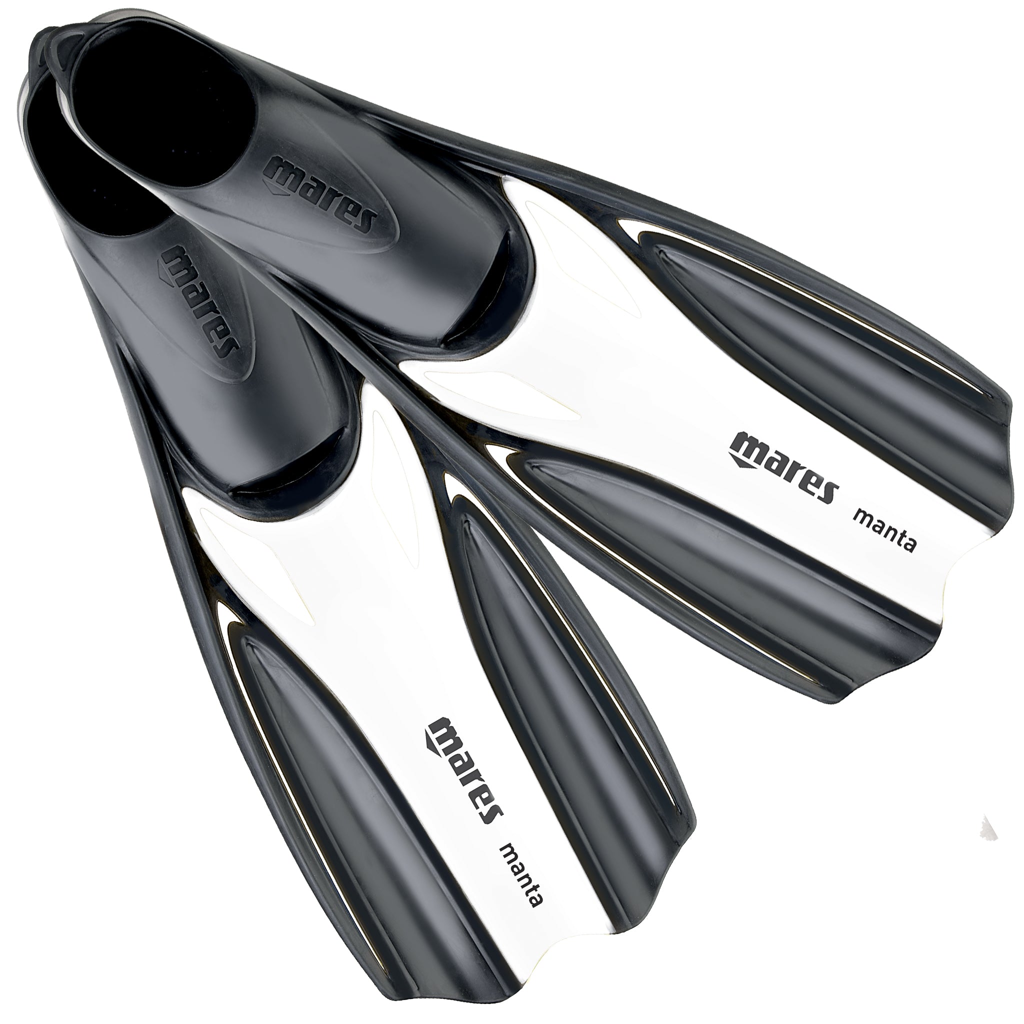 Mares Manta Full Foot Snorkelling Fins | White