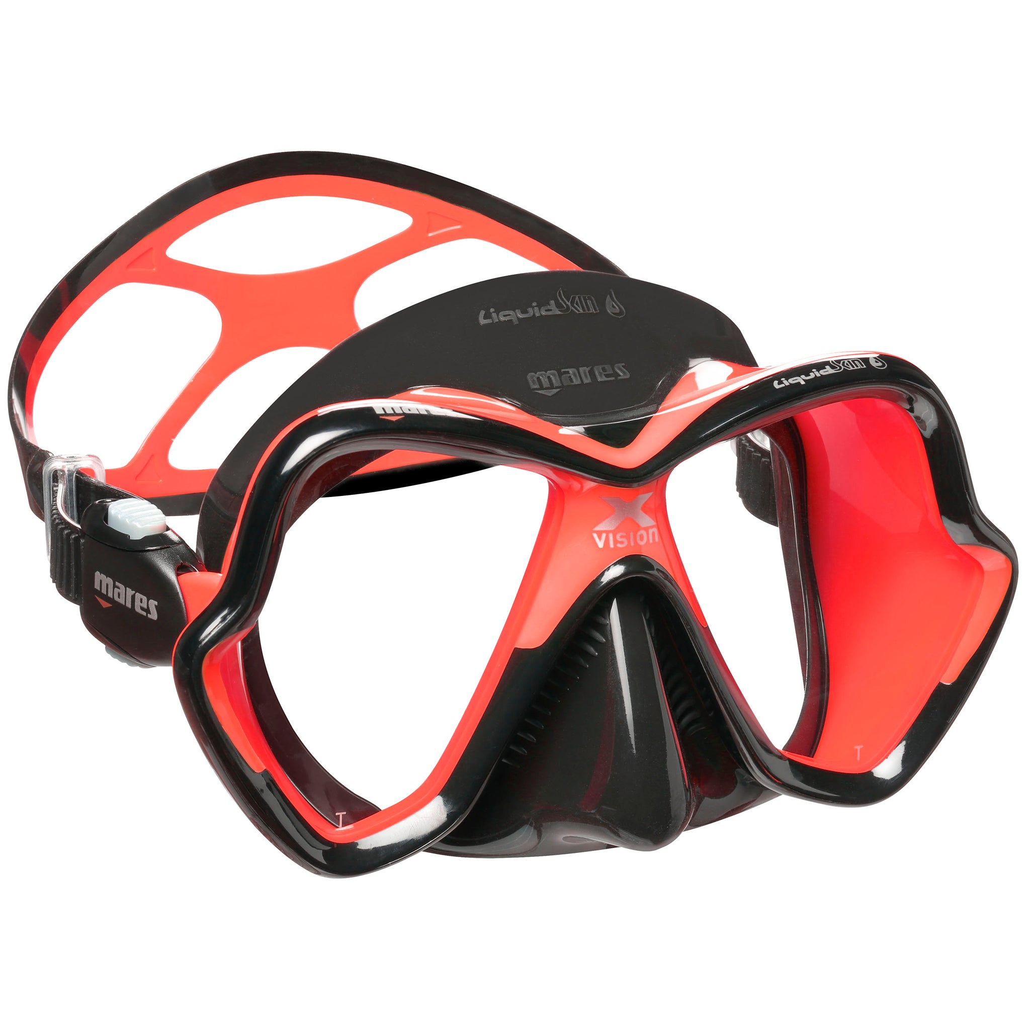 Mares X-Vision Ultra LiquidSkin Mask | Black/Red