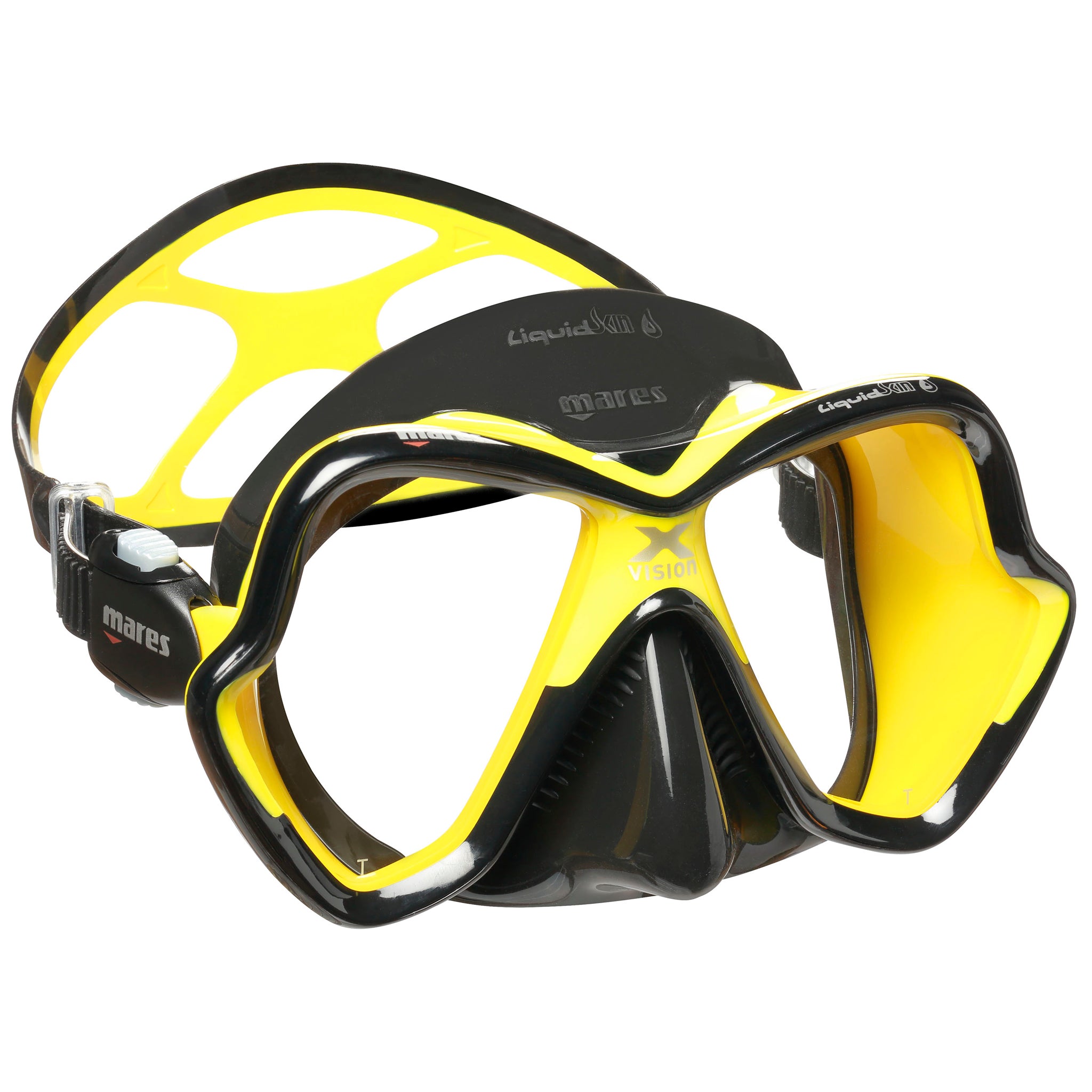 Mares X-Vision Ultra LiquidSkin Mask | Yellow/Black