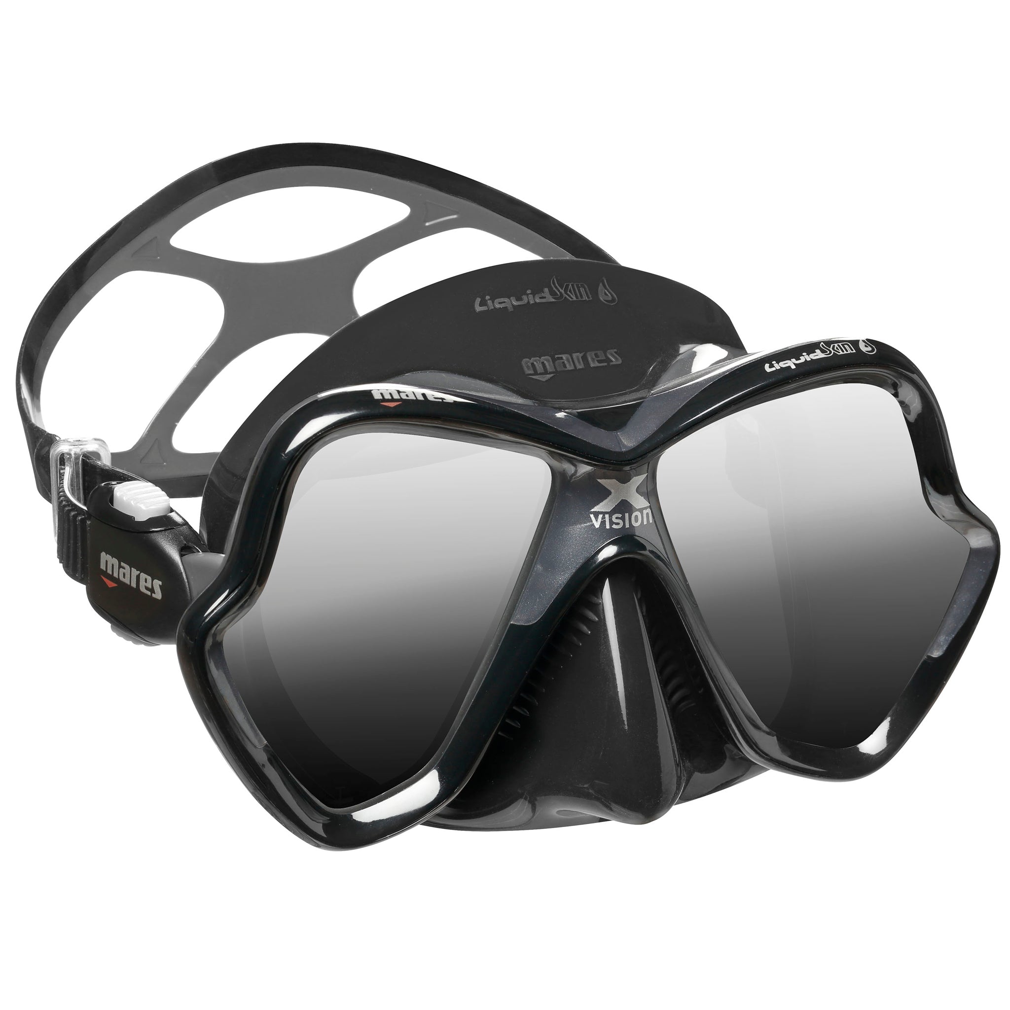 Mares X-Vision Ultra LiquidSkin Mask Mirrored Lenses | Mirrored Silver