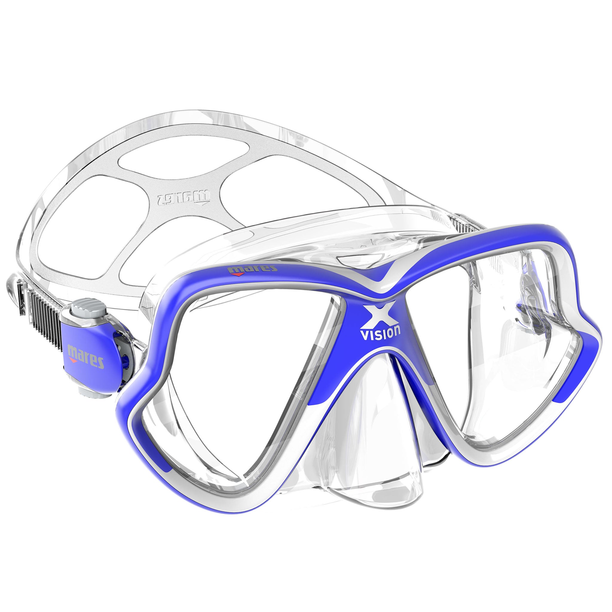 Mares X-Vision MID 2.0 Mask for Smaller Faces | Blue/White