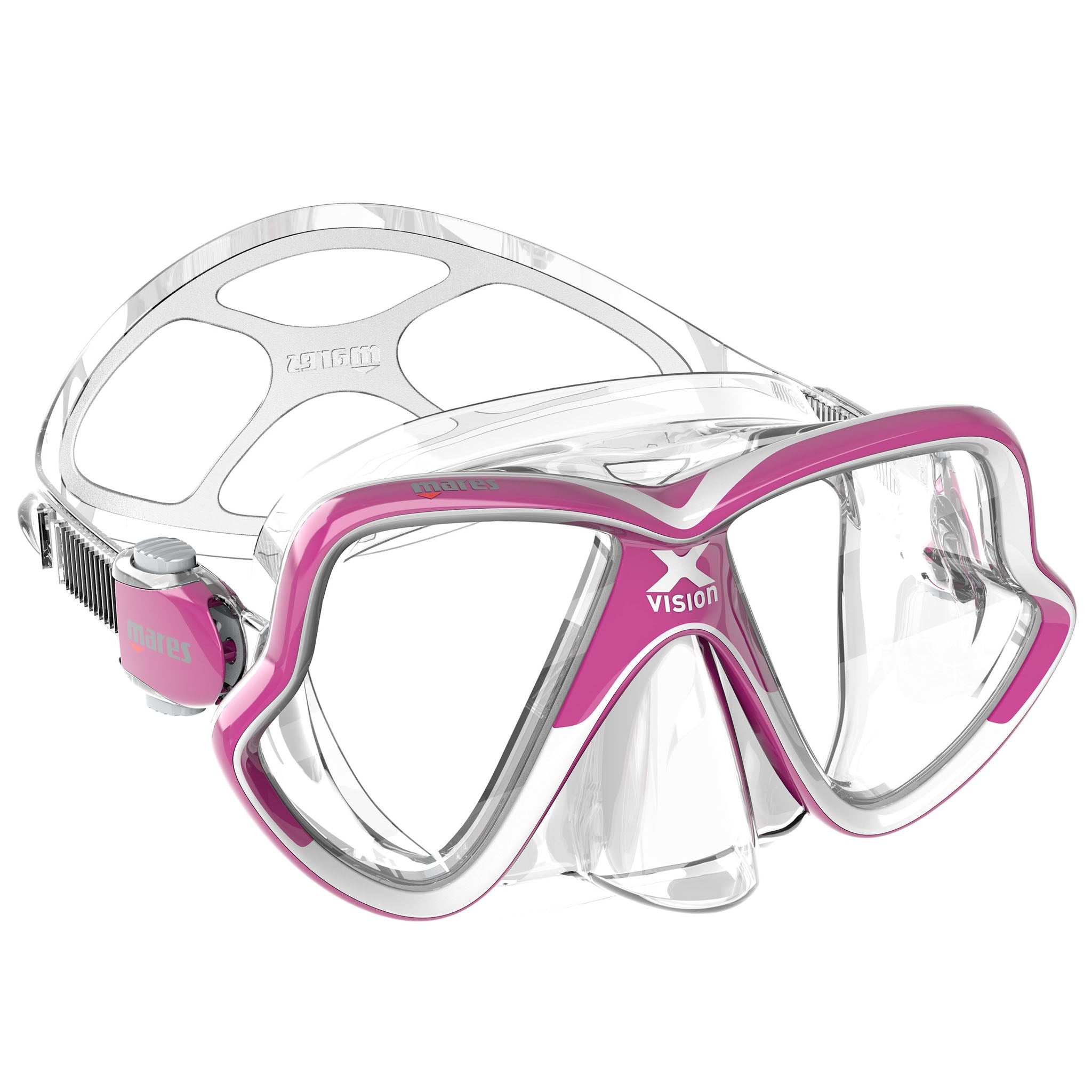 Mares X-Vision MID 2.0 Mask for Smaller Faces | Pink/White