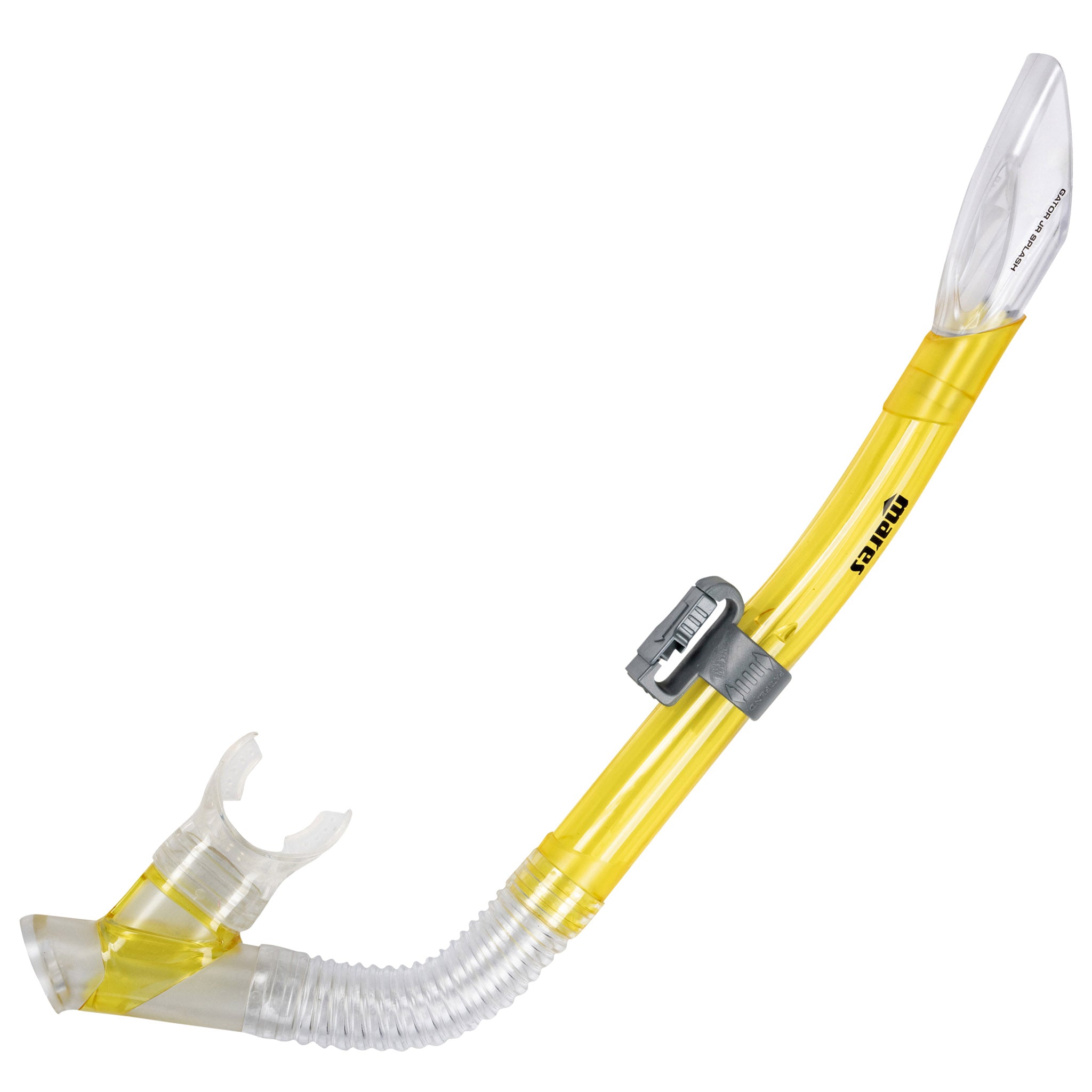Mares Gator Splash Semi-Dry Snorkel for kids | Yellow