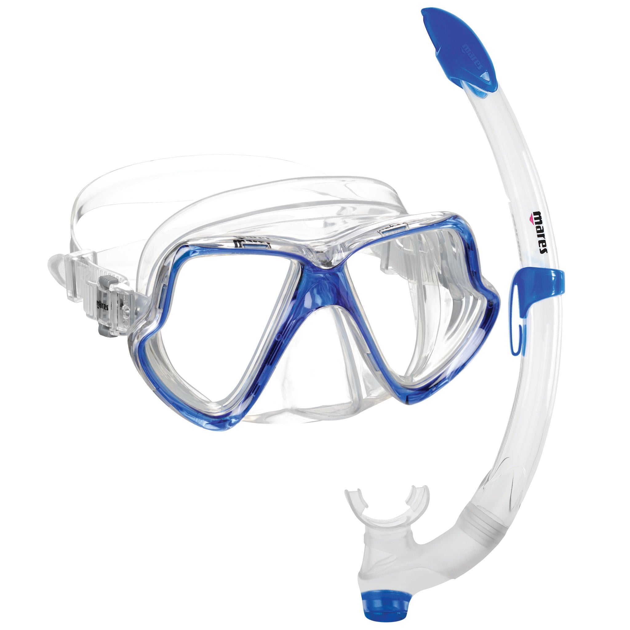 Mares Wide Vision Snorkelling Set | Blue