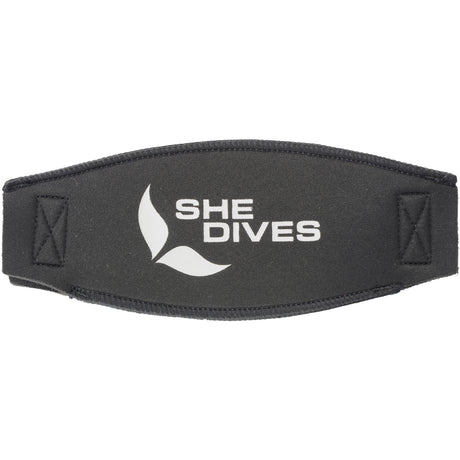 Mares Mask Strap Cover - She Dives Black