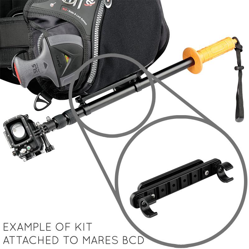Example of Kit Attached (BCD, Pole & Camera not included)