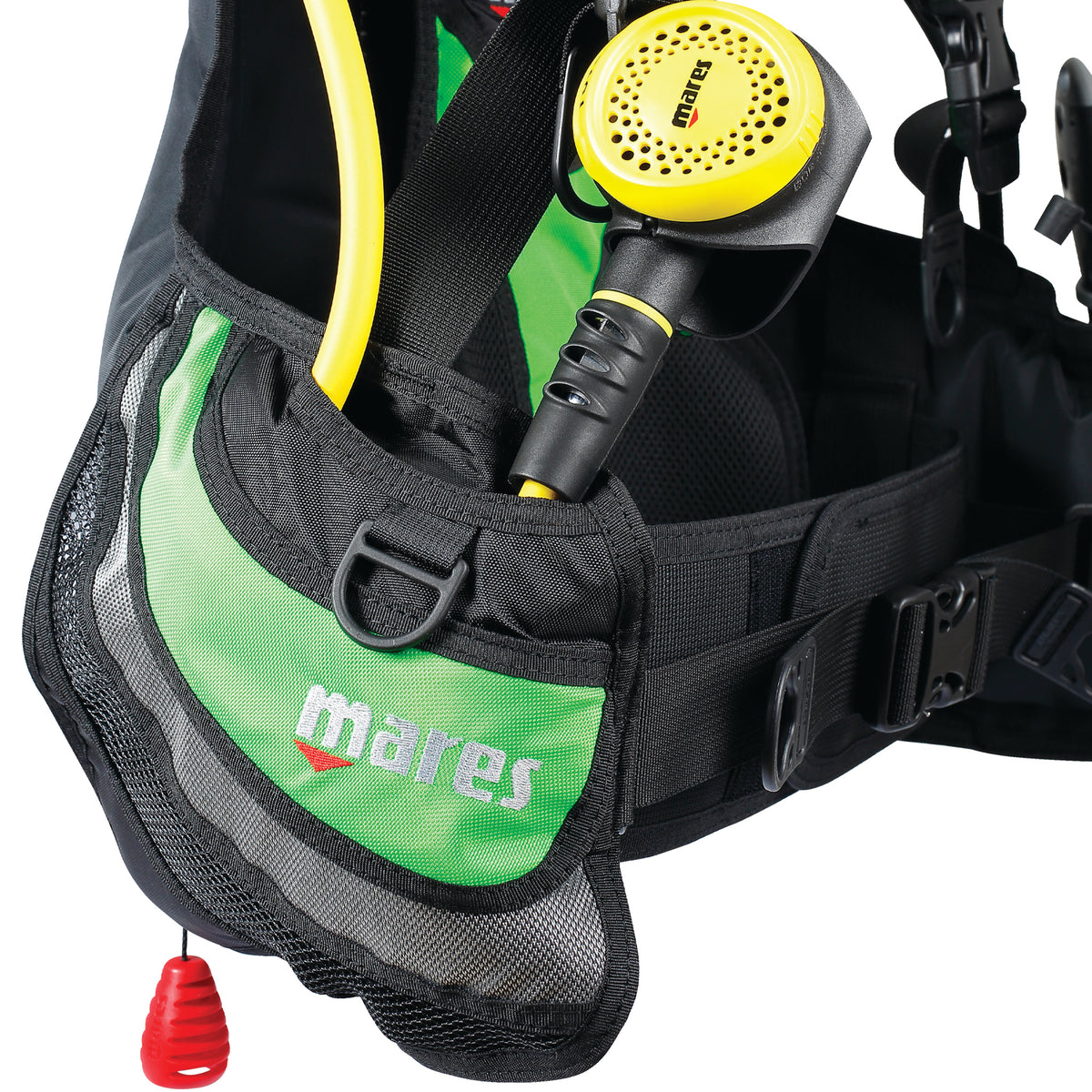 Mares Scuba Ranger Junior BCD Pockets allow stowage of Octopus & Gauges