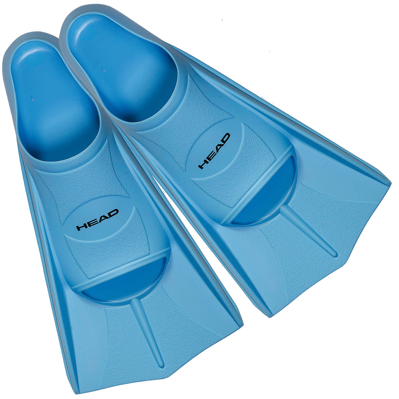 Head Soft Swim Training Fins - Size 33-34 light blue