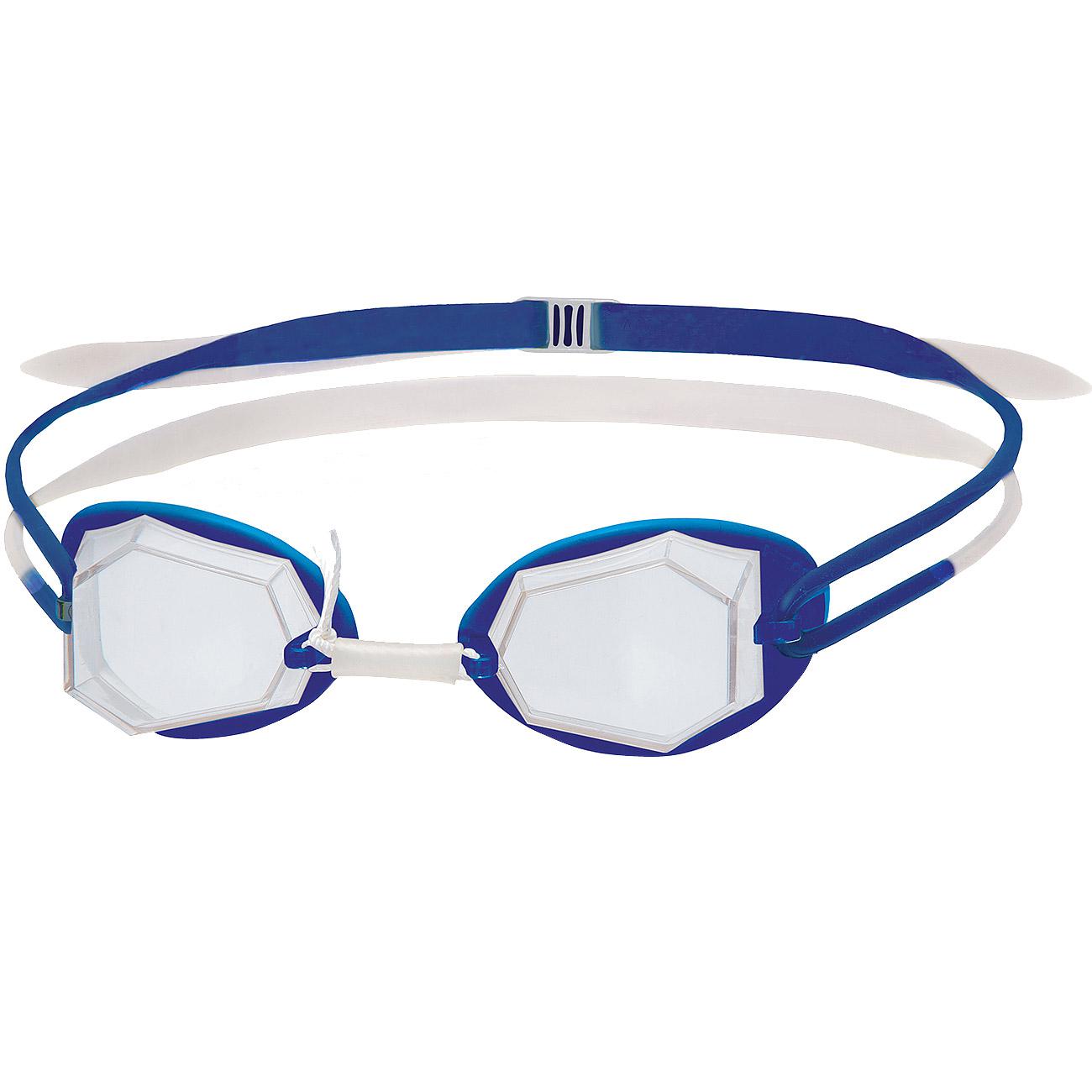 Head Diamond Swim Race Goggles | White/Blue