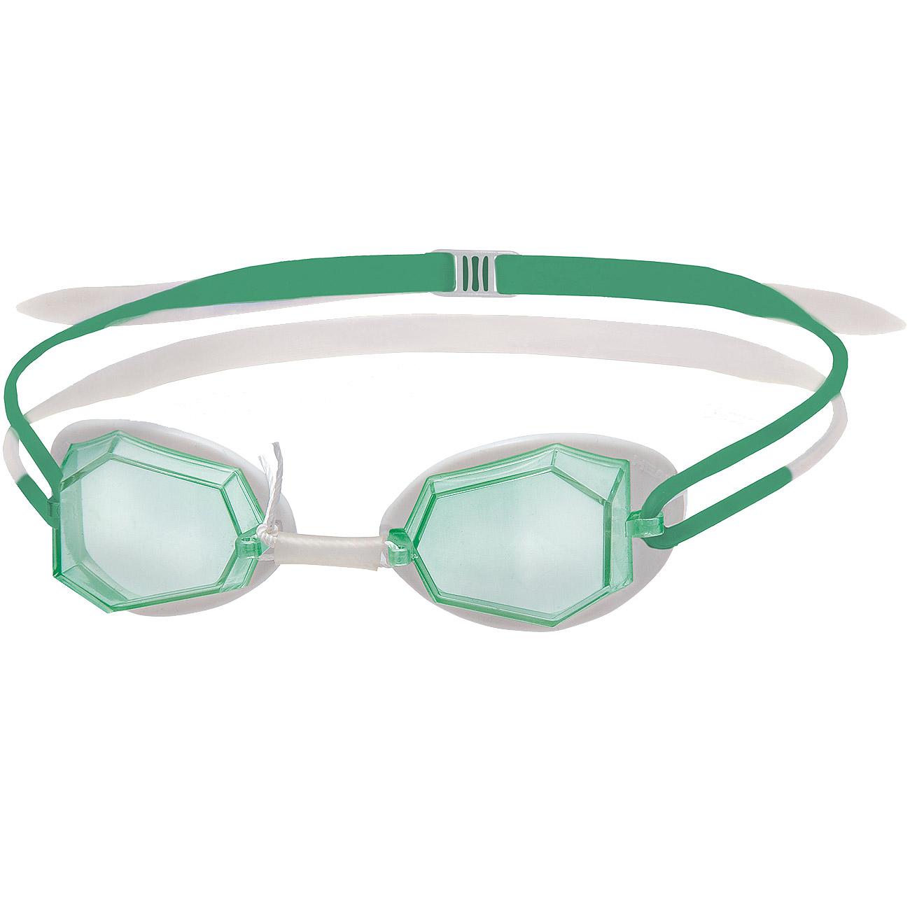 Head Diamond Swim Race Goggles | Green/White