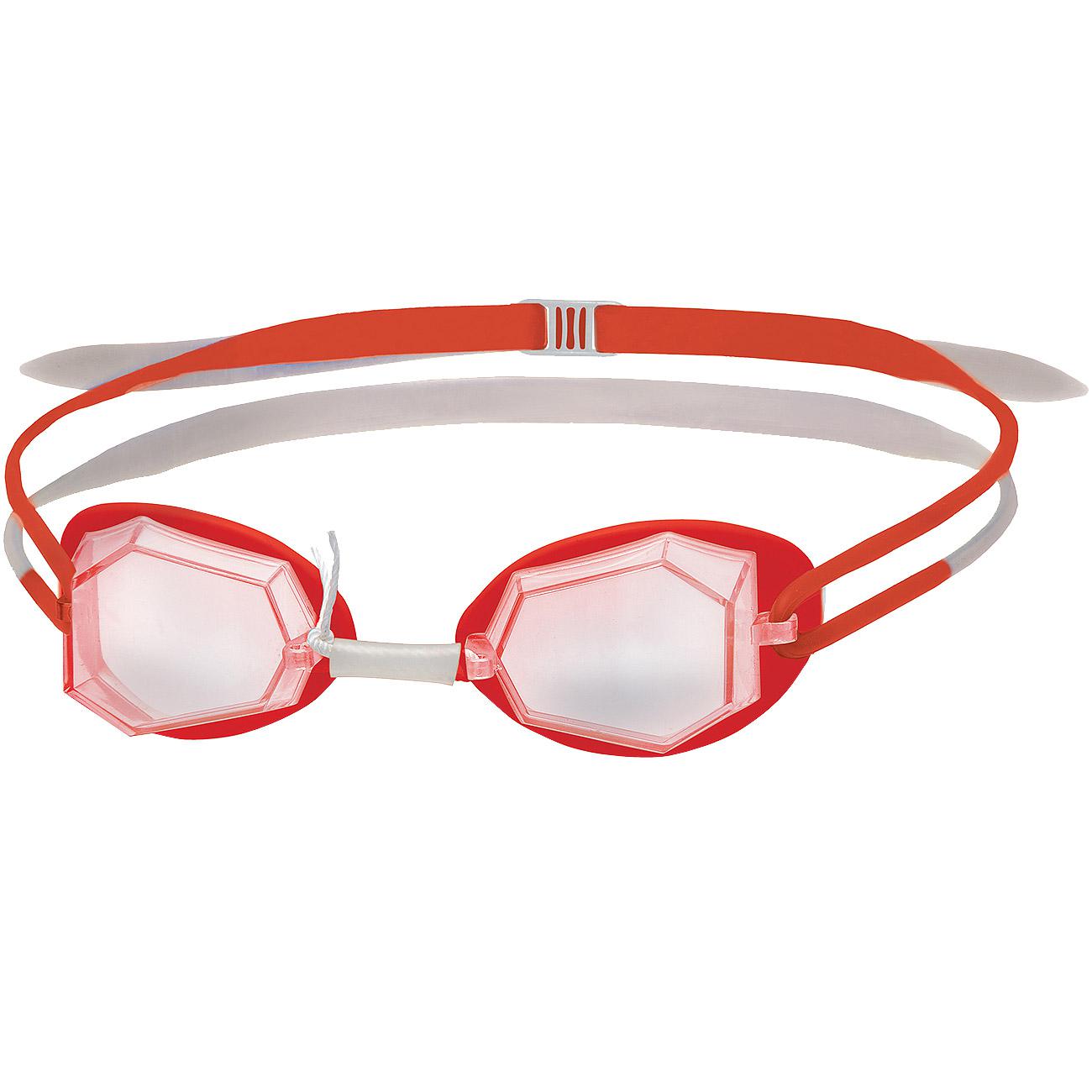 Head Diamond Swim Race Goggles | Silver/Red