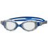 Zoggs Predator Flex Regular Profile Fit - Grey/Blue Clear Lens