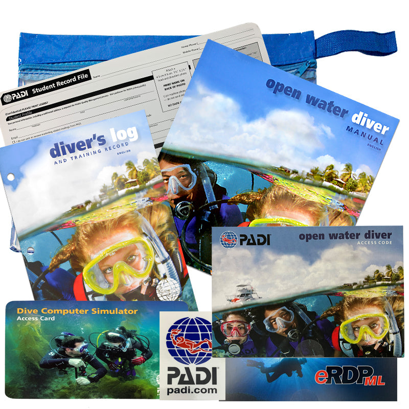 PADI Open Water Diver Course Crew Pack Ultimate with Computer Simulator & eRDPml Access Card