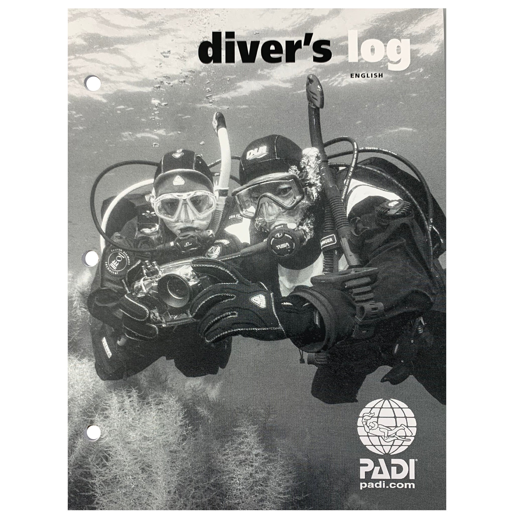 PADI Adventure Log Refill Pages Pack Cover