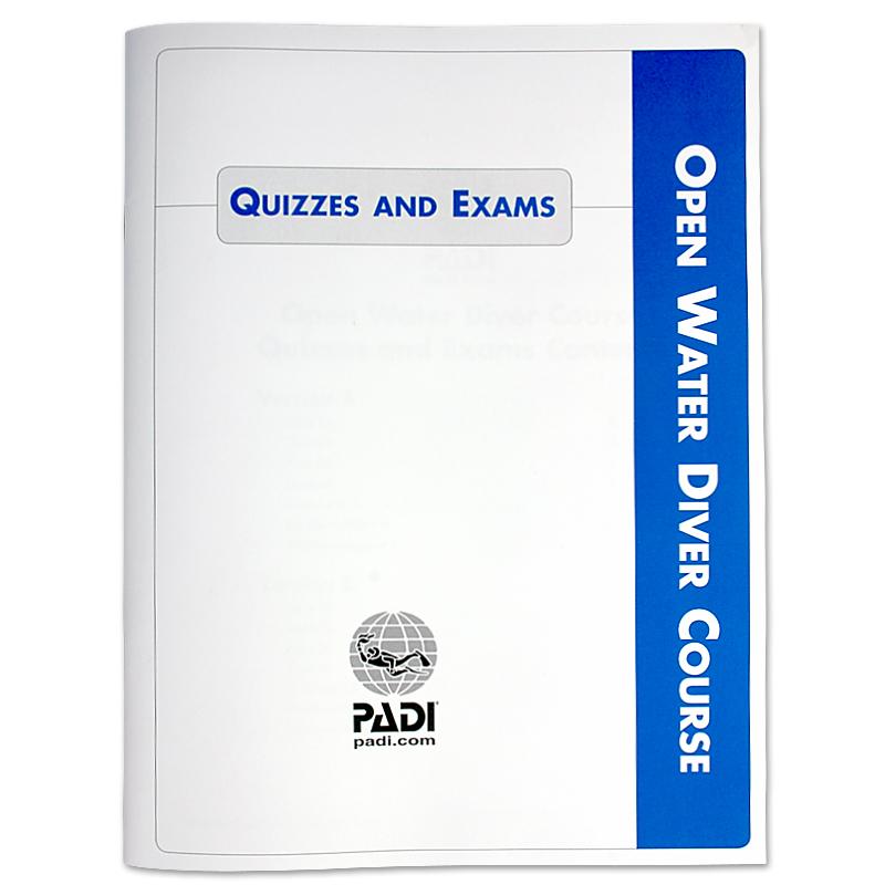 PADI Open Water Quizzes and Exams - UK Shopping