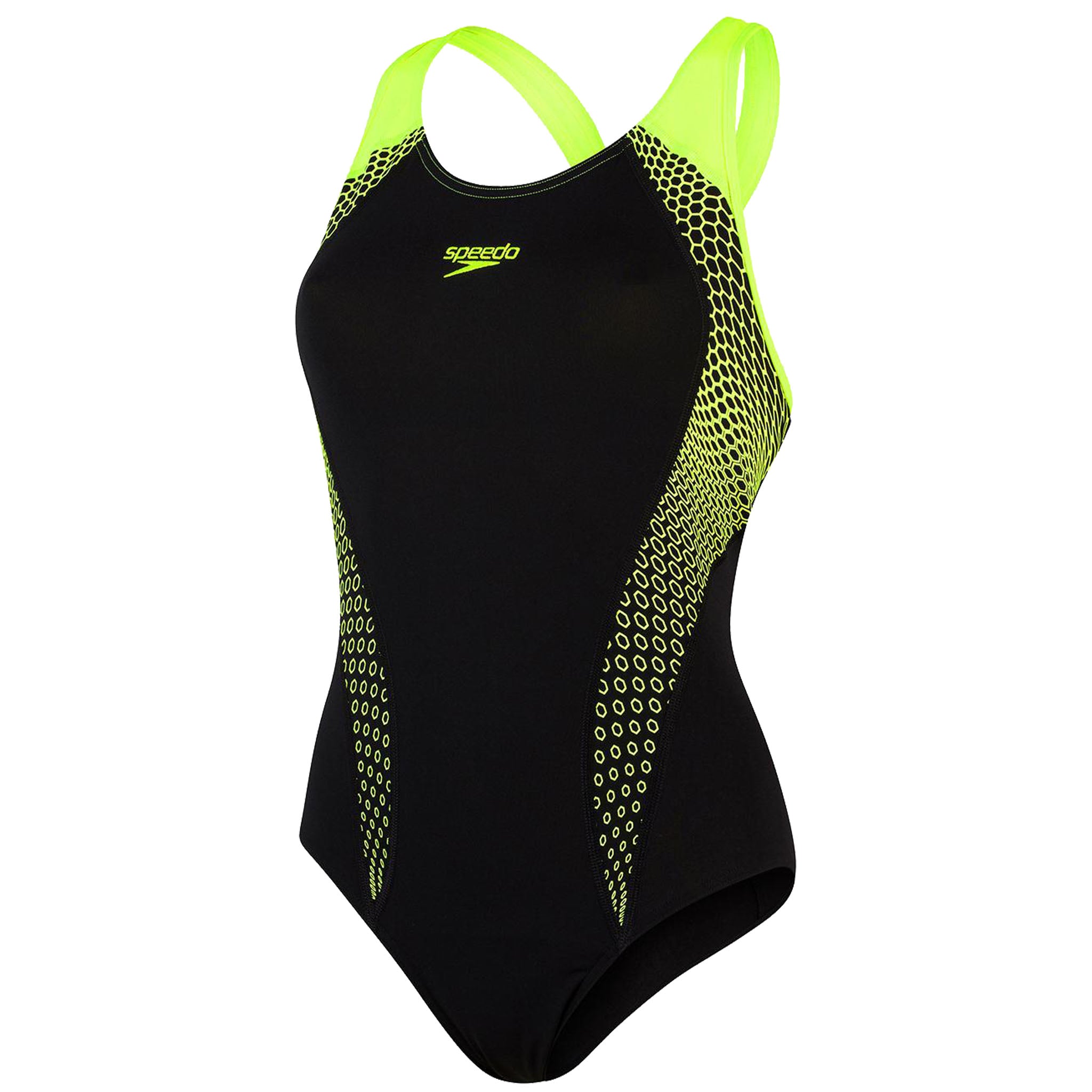 Speedo Endurance+ Placement Laneback Swimsuit