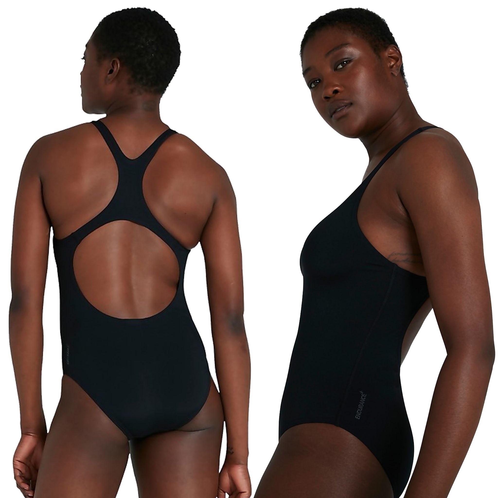 Speedo Endurance+ Medalist Swimsuit Back Straps & Side