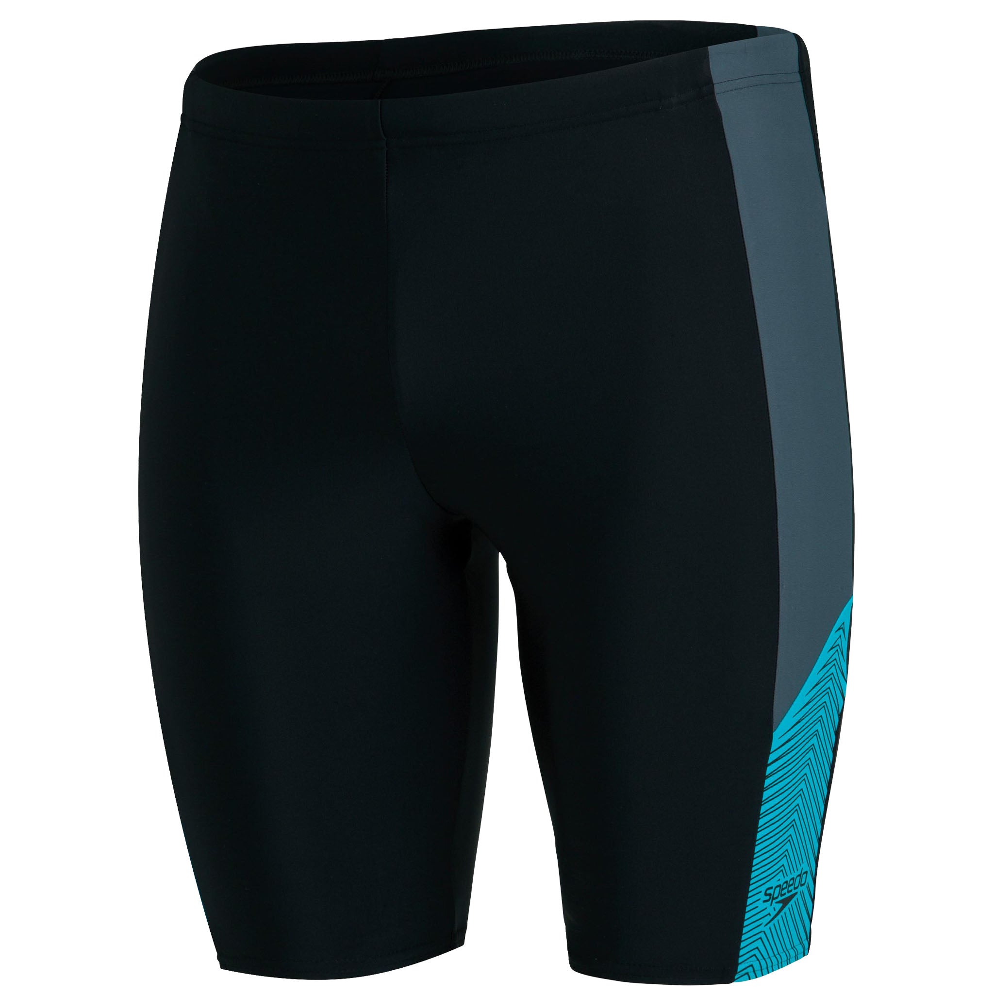 Speedo Men's Dive Swimming Jammers - Black/Blue Grey