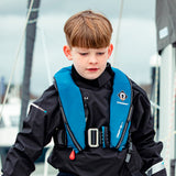Crewsaver Crewfit Junior Auto Lifejacket 150N with Harness - In action