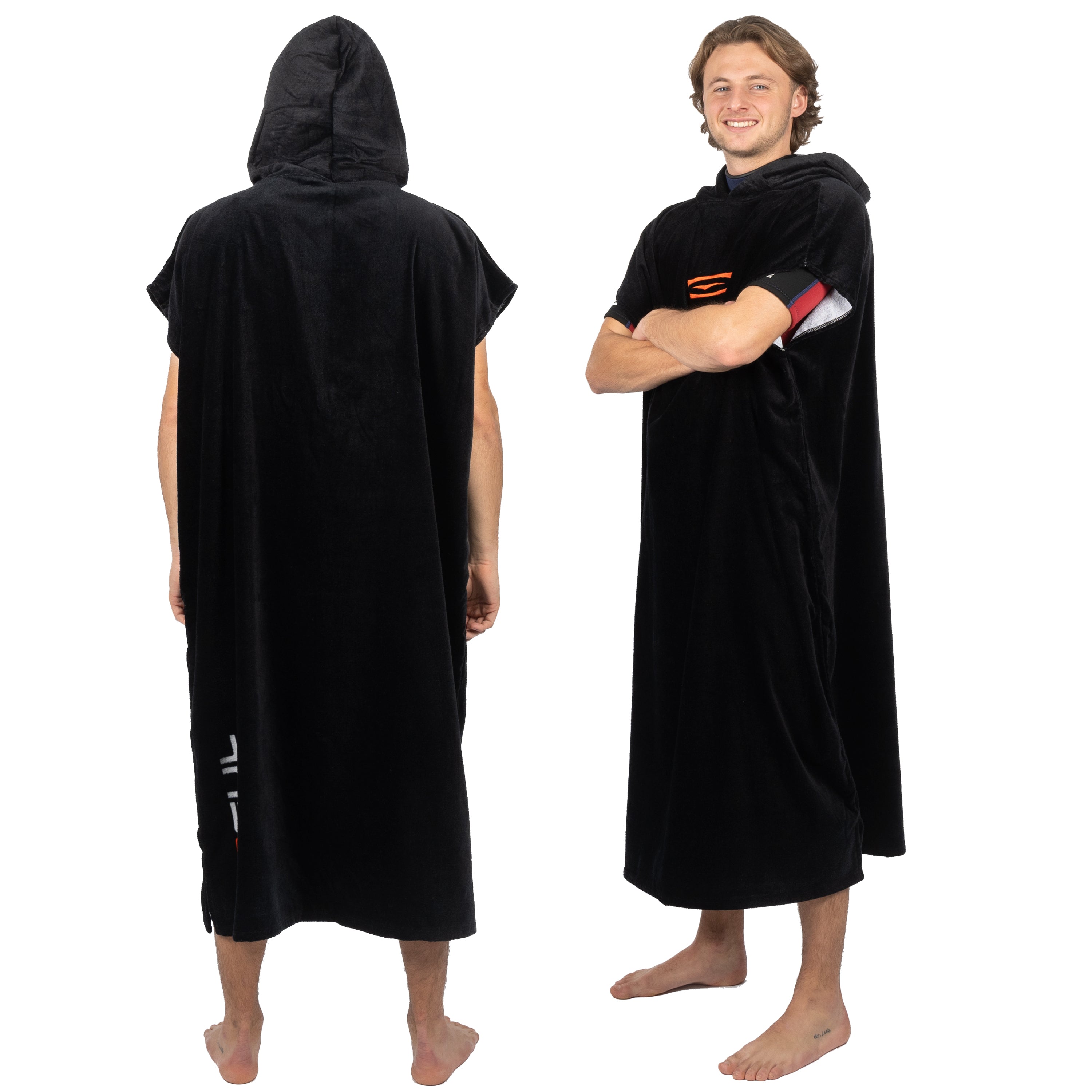 Gul Beach Poncho Towelling Hooded Changing Robe | Back & Side