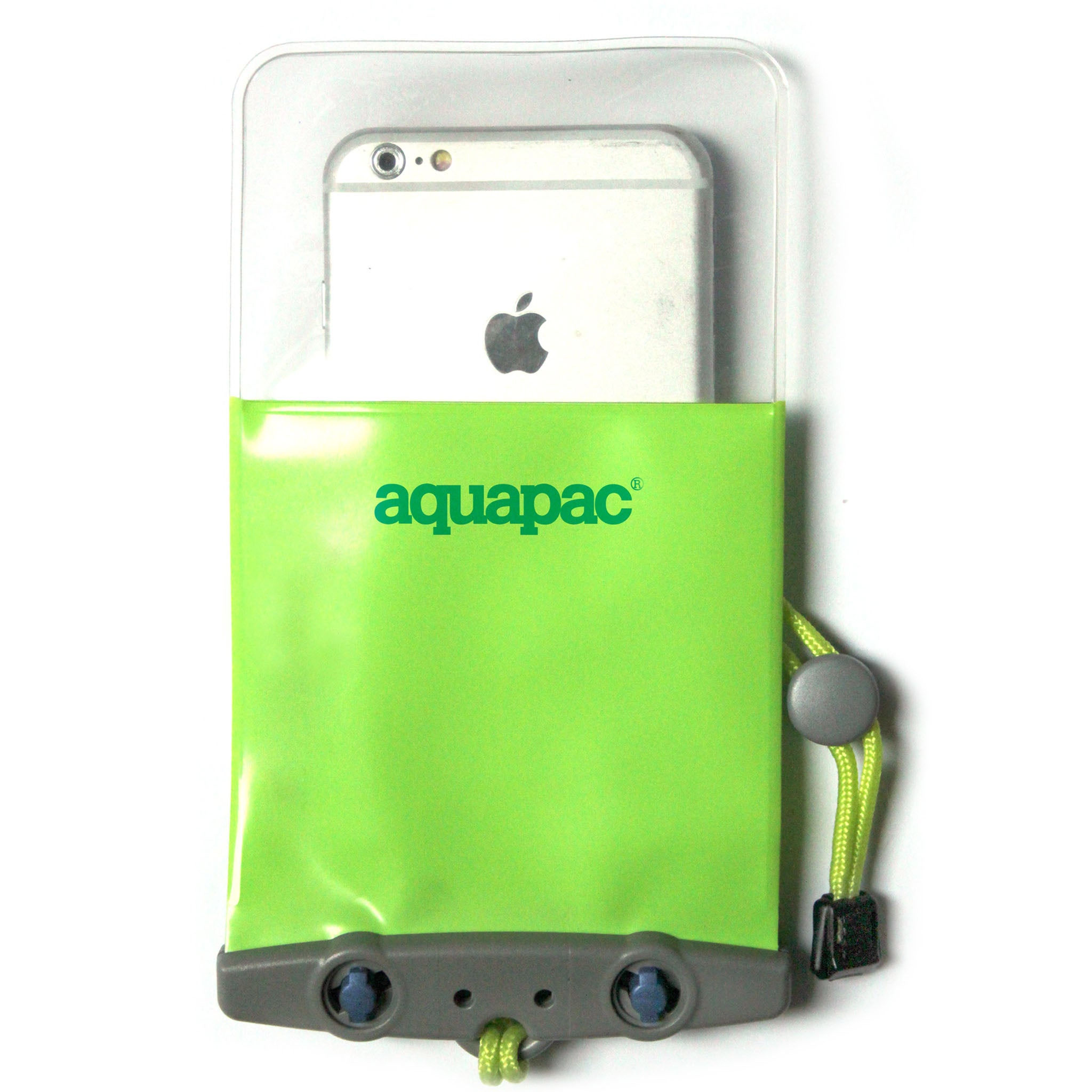 Aquapac Waterproof Phone Case PLUS for iPhone | Green back