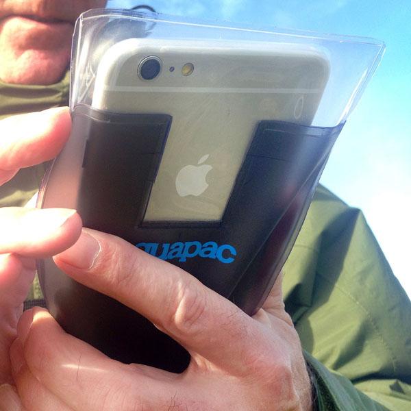 Aquapac Waterproof Phone Case Plus Using your mobile phone normally