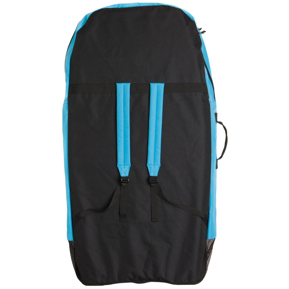 Bulldog Bodyboard Bag Triple - Black/Cyan | Back