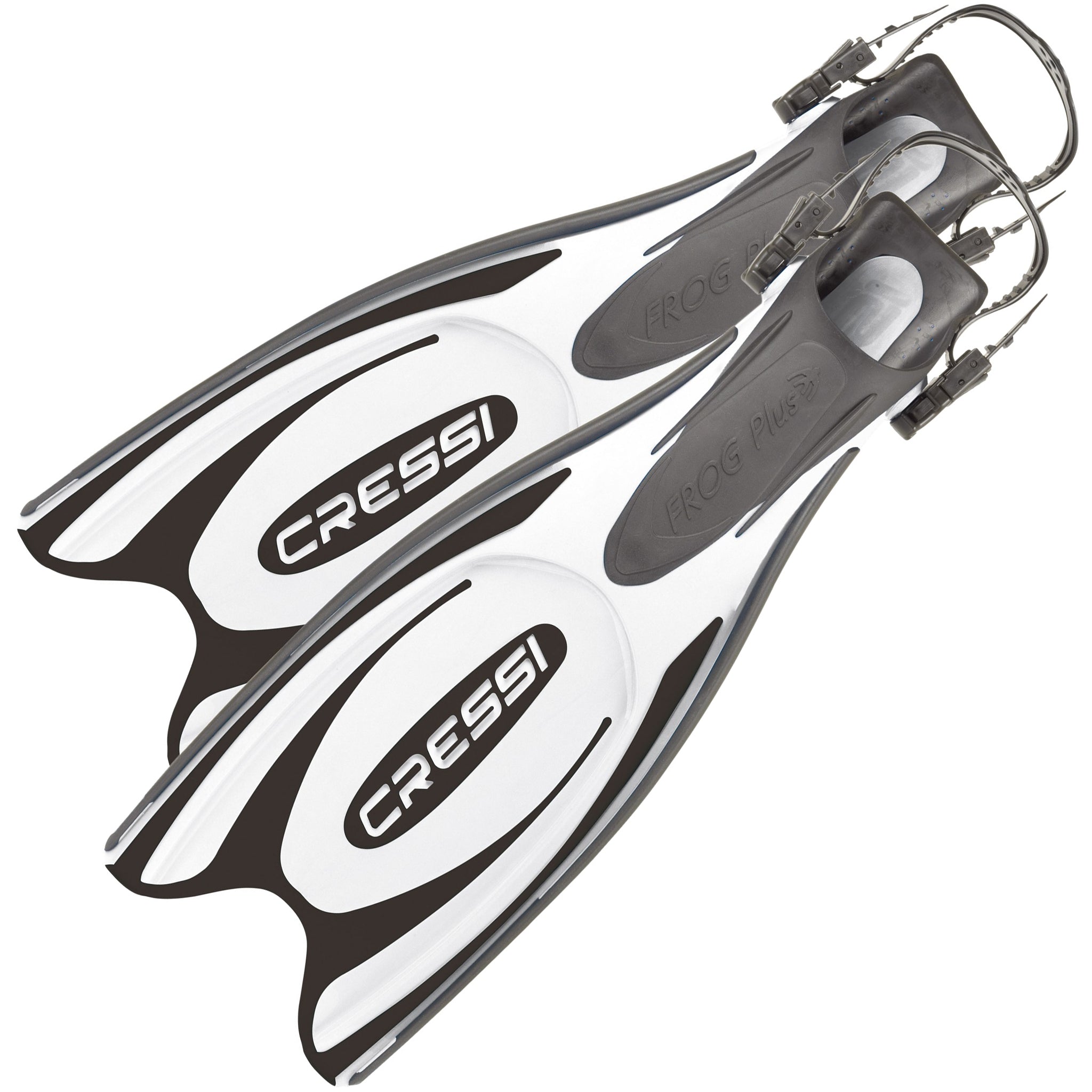 Cressi Frog Plus Diving and Snorkelling Fins | White