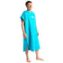 Robie Robes Original Towelling Beach Changing Robe Poncho - Blue Atoll Unisex design