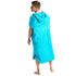 Robie Robes Original Towelling Beach Changing Robe Poncho - Blue Atoll Back