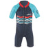 C-Skins Baby C-KID Waves Shortie Wetsuit Ink/Turquoise/Red Suit