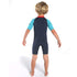 C-Skins Baby C-KID Waves Shortie Wetsuit Ink/Turquoise/Red Back