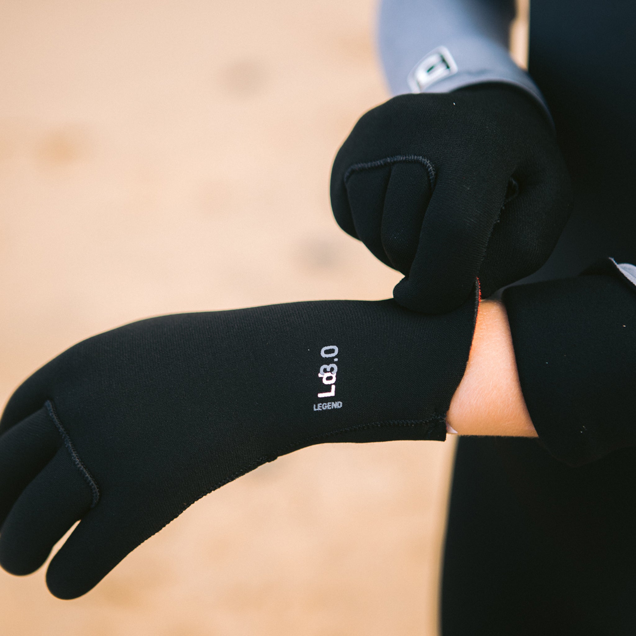 C-Skins Legend 3mm Junior Wetsuit Gloves | back