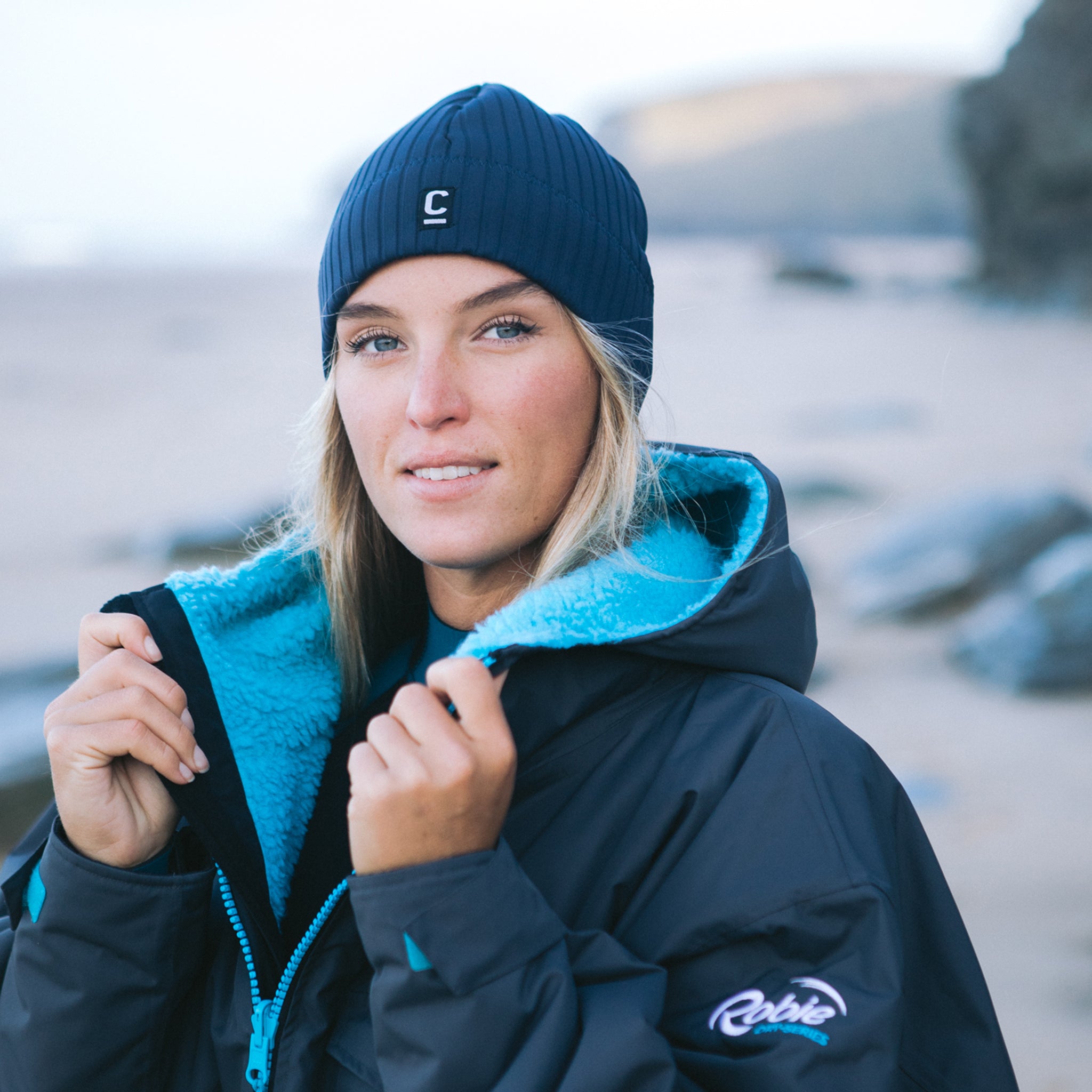 C-Skins Storm Chaser Surf Beanie in Navy | Life
