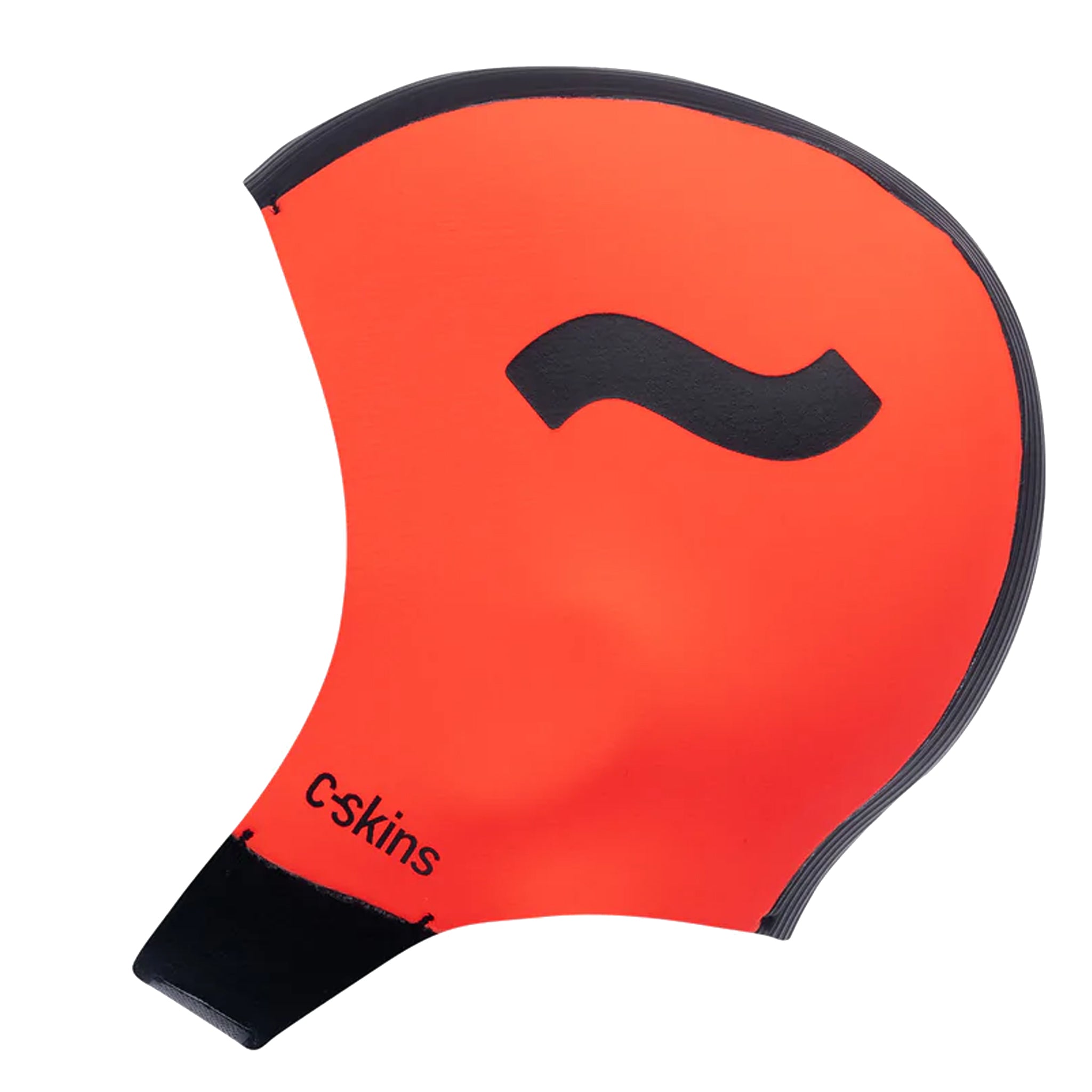 C-Skins Swim Research Freedom 3mm Thermal Open Water Swimming Cap - Black/Orange