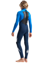 C-Skins Legend 4/3mm Junior Wetsuit | Bluestone/Cyan| Back