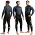 C-Skins Legend 4/3mm Wetsuit | Black/Bluestone/Lime Views