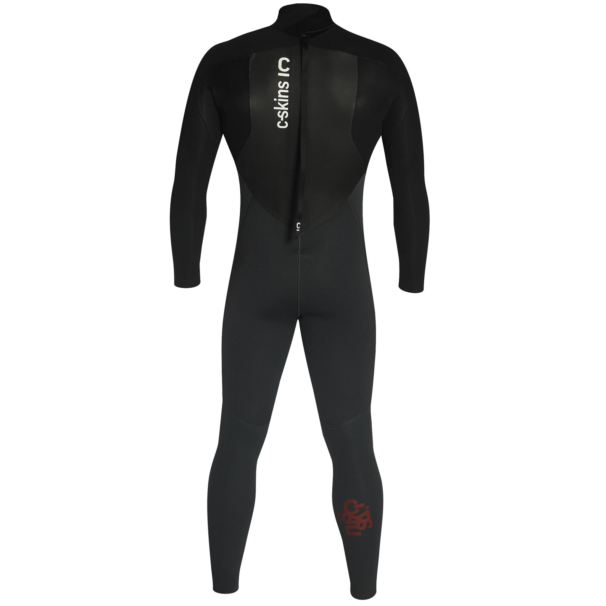  C-Skins Legend 4/3mm Wetsuit | Back Gunmetal/Black/Rust