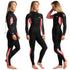 C-Skins Surflite 3/2mm Women's GBS Spring Summer Wetsuit - Black/Rose Tie Dye/Rose | Front