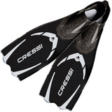Cressi Pluma Snorkelling Fins | Black/Silver